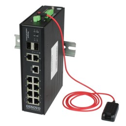 Коммутатор промышленный управляемый (L2+) PoE SW-80822/ILR Gigabit Ethernet на 12 портов OSNOVO 1322