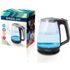 Чайник ELX-KG01-C42 стекл. 1.7л 160-250В 1500-2300Вт серебристо-черн. Ergolux 13117