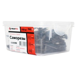 Саморез усиленный гипсокартон-дерево 4.2х90 (TWN) (контейнер) (уп.100шт) Tech-Krep PRO/Zitar 146456