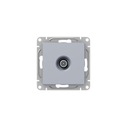 Розетка телевизионная проходная TV СП Эпика механизм алюм. EKF UP1-SOA-TV-2