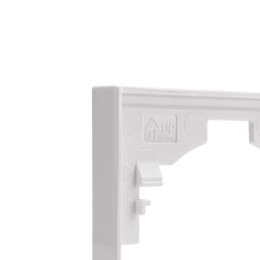 Рамка 2-м STRONG MIELE жемчуж. Kranz KR-78-0752-4