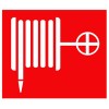 Знак пожарной безопасности "Пожарный кран" 150х150 (наклейка) Technolux ПБ02 150150