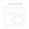 Лоток листовой перфорированный 400х50 L3000 сталь 1мм Стандарт Промрукав PR16.0014