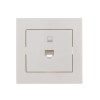 Розетка компьютерная 1-м СП Rain RJ45 бел. LEZARD 703-0202-139