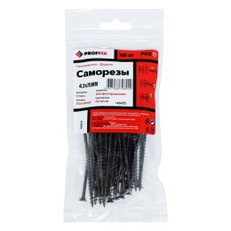 Саморез усиленный гипсокартон-дерево 4.2х75 (TWN) (пакет) (уп.40шт) Tech-Krep PRO/Zitar 146455