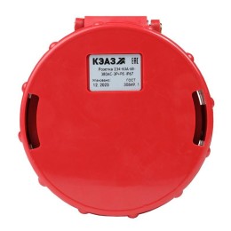Розетка кабельная 234 63А 380AC 3P+PE 6ч IP67 КЭАЗ 222763