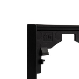 Рамка 2-м STRONG MIELE антрацит Kranz KR-78-0752-5