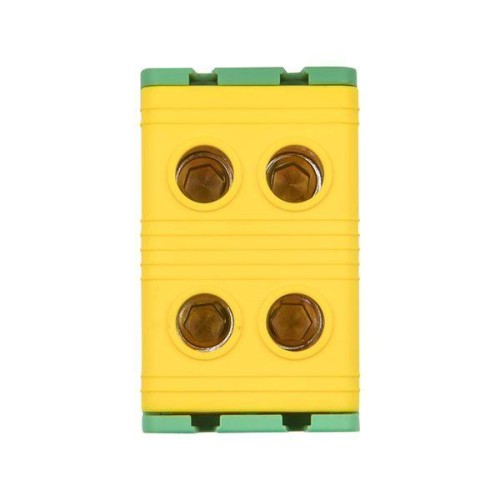Клемма силовая вводная двойн. КСВ 16-50кв.мм желт./зел. EKF plc-kvs2-16-50-y-green