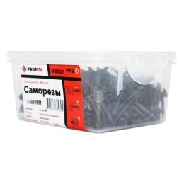 Саморез усиленный гипсокартон-металл 3.5х32 (TWN) (контейнер) (уп.600шт) Tech-Krep PRO/Zitar 146471