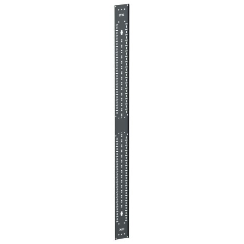 Органайзер кабельный вертикальный 42U чер. LINEA S ITK LS-CO05-42U-V