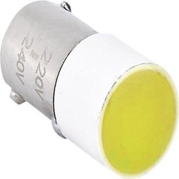 Лампа BA9s для NP2 AC/DC6В (LED) (R) желт. CHINT 576759