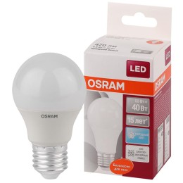 Лампа светодиодная LED Star Classic A 40 5.5W/840 5.5Вт грушевидная матовая 4000К нейтр. бел. E27 47
