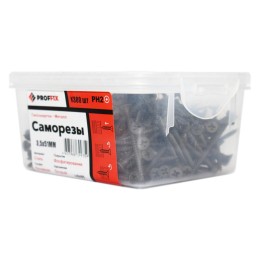 Саморез усиленный гипсокартон-металл 3.5х51 (TWN) (контейнер) (уп.300шт) Tech-Krep PRO/Zitar 146485