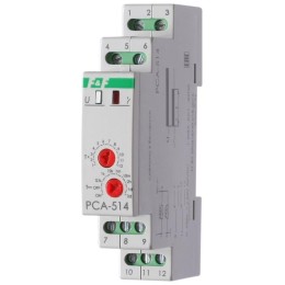 Реле времени PCA-514 2х8А 230В 2 перекл. IP20 задержка выключ. монтаж на DIN-рейке F&F EA02.001.005