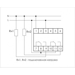 Реле времени PCA-514 2х8А 230В 2 перекл. IP20 задержка выключ. монтаж на DIN-рейке F&F EA02.001.005