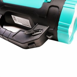 Фонарь аккумуляторный LED51527 3Вт 1LED+COB 4 режима Type C 3хLR03 пластик. черн./зел. Camelion 1513