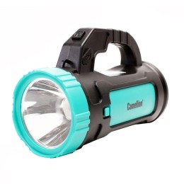 Фонарь аккумуляторный LED51527 3Вт 1LED+COB 4 режима Type C 3хLR03 пластик. черн./зел. Camelion 1513