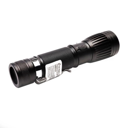 Фонарь аккумуляторный LED5333 4В LED+COB 3Вт фокус 4 реж USB бокс черн. Ultraflash 15131