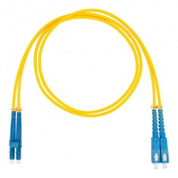 Шнур оптический коммутационный (патч-корд)LC-SC дуплекс (duplex) OS2 нг(А)-HF 1.0 м желт. Datarex DR