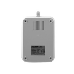 Светильник светодиодный настольный UF-819 C01 12Вт 6000К 3 ур. яркости 2 плафона кожа бел. Ultraflas