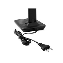 Светильник светодиодный настольный UF-819 C02 12Вт 6000К 3ур. яркости 2 плафона кожа черн. Ultraflas