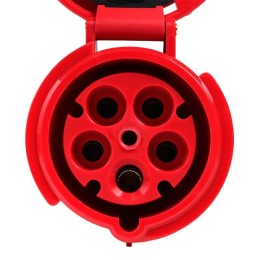 Розетка кабельная 245 125А 380AC 3P+PE+N 6ч IP67 КЭАЗ 228502