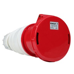 Розетка кабельная 245 125А 380AC 3P+PE+N 6ч IP67 КЭАЗ 228502