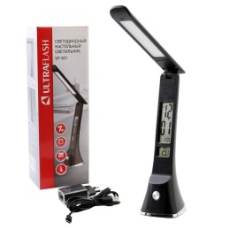 Светильник светодиодный настольный UF-821 C02 7Вт дисплей смена цвет. темп кожа черн. Ultraflash 151