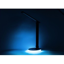 Светильник светодиодный настольный UF-822 C02 7Вт димм. 3 цвет. темп. RGB ночник черн. Ultraflash 15