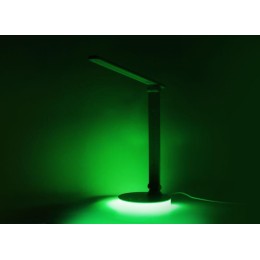 Светильник светодиодный настольный UF-822 C02 7Вт димм. 3 цвет. темп. RGB ночник черн. Ultraflash 15