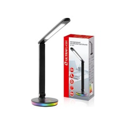 Светильник светодиодный настольный UF-822 C02 7Вт димм. 3 цвет. темп. RGB ночник черн. Ultraflash 15