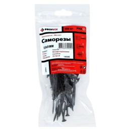 Саморез усиленный гипсокартон-металл 3.5х51 (TWN) (пакет) (уп.60шт) Tech-Krep PRO/Zitar 146486