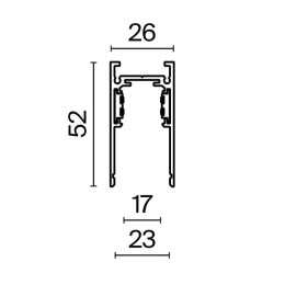 Шинопровод Maytoni TRX034-412W