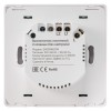 Выключатель настенный zigbee 2 клавиши (без нейтрали) SWZBNN02W HOMMYN НС-1587119
