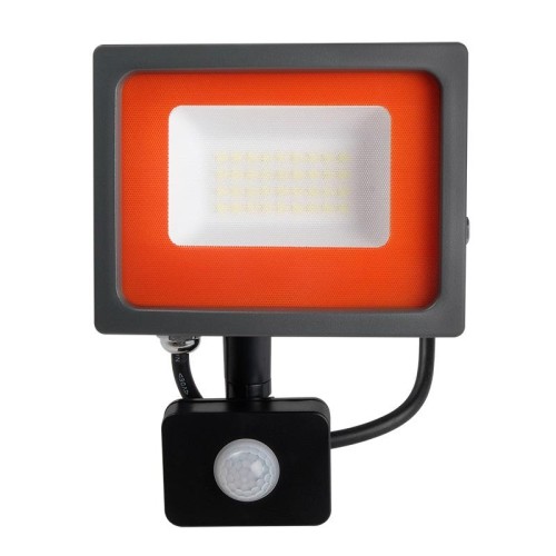 Прожектор светодиодный PFL-SC SENSOR 30Вт 6500К IP54 190-260В ДО закален. матов. стекло JazzWay 5001