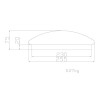 Светильник светодиодный LBS-8418 18Вт 4500К spring настенно-потолочный Ultraflash 15153