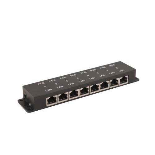 Инжектор PoE пассивный Midspan-8/P Fast Ethernet на 8 портов OSNOVO 11229