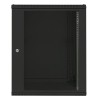 Шкаф настенный TERACOM PRO 19дюйм 15U 600х600мм дверь стеклян. с замком-ручкой черн. EKF TRP-WLL-156