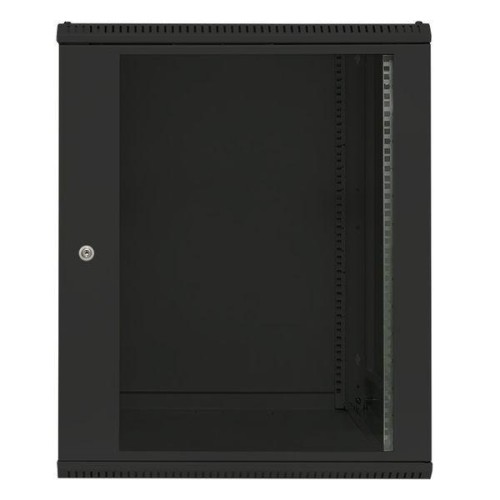 Шкаф настенный TERACOM PRO 19дюйм 15U 600х600мм дверь стеклян. с замком-ручкой черн. EKF TRP-WLL-156