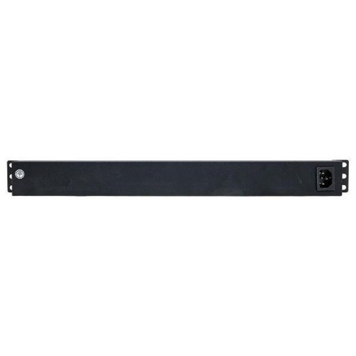 Блок PDU TERACOM PRO 19дюйм 1U 10А 250В 7-м Schuko с выкл. без шнура питания вх. разъем C14 алюм. че