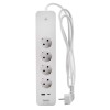 Фильтр сетевой умный Smart Home SZD/SH/4х1.5/WIFI 4гн.1.5м 16А 4000В USB+Type-С WiFi+Счетчик Camelio