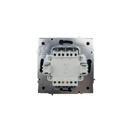 Выключатель проходной 1-кл. с индик. СП ZIMA IP20 10А безвинт. зажим черн. бархат LEZARD 704-4288-11