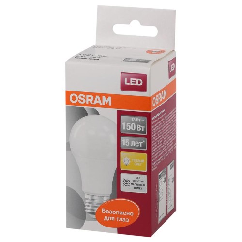 Лампа светодиодная LED Star Classic A 150 13W/827 13Вт грушевидная матовая 2700К тепл. бел. E27 1521