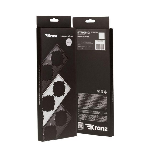 Рамка 3-м STRONG MIELE жемчуж. Kranz KR-78-0753-4