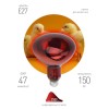 Излучатель тепловой (лампа инфракрасная) ИКЗК 230-150 R127 150Вт E27 для обогрева животных и освещен