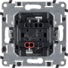 Выключатель 1-кл. СП Valena Life 10А IP20 250В 10AX с подсветкой с лицев. панелью механизм бел. Leg