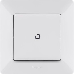 Выключатель 1-кл. СП Valena Life 10А IP20 250В 10AX с подсветкой с лицев. панелью механизм бел. Leg