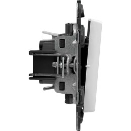 Выключатель 1-кл. СП Valena Life 10А IP20 250В 10AX с подсветкой с лицев. панелью механизм бел. Leg