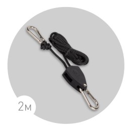 Кронштейн FITO-rope телескопический подвес 2м с карабином для фитоламп и фитосветильников Эра Б00610