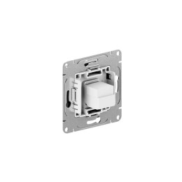 Розетка телефонная 1-м СП Эпика RJ11 механизм черн. EKF UP1-SOB-RJ11